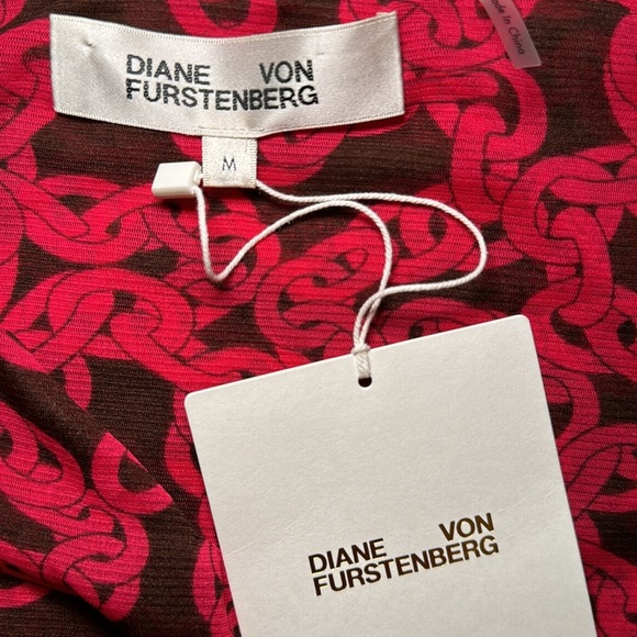 DIANE VON FURSTENBERG Edyna Midi Dress Size M - Picture 10 of 14